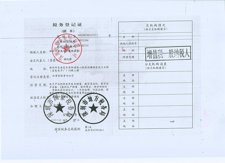 认证证书